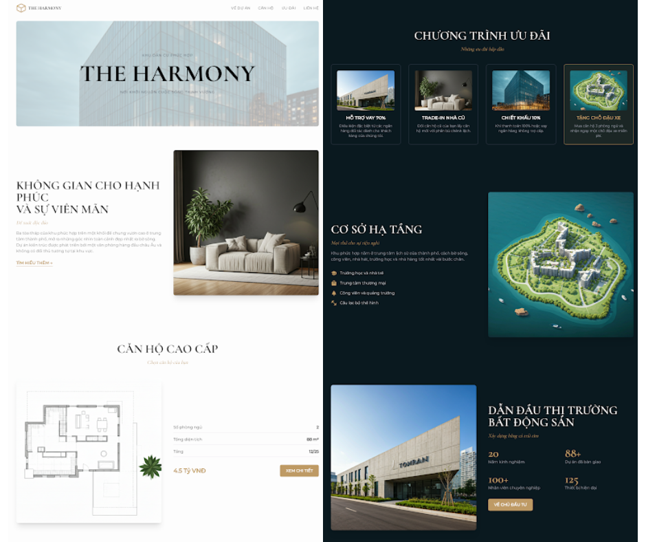 landingpage - bat dong san