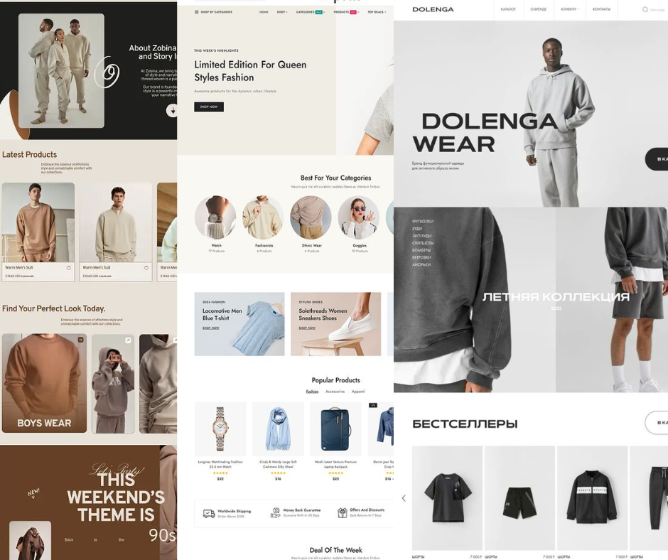 landingpage - fashion